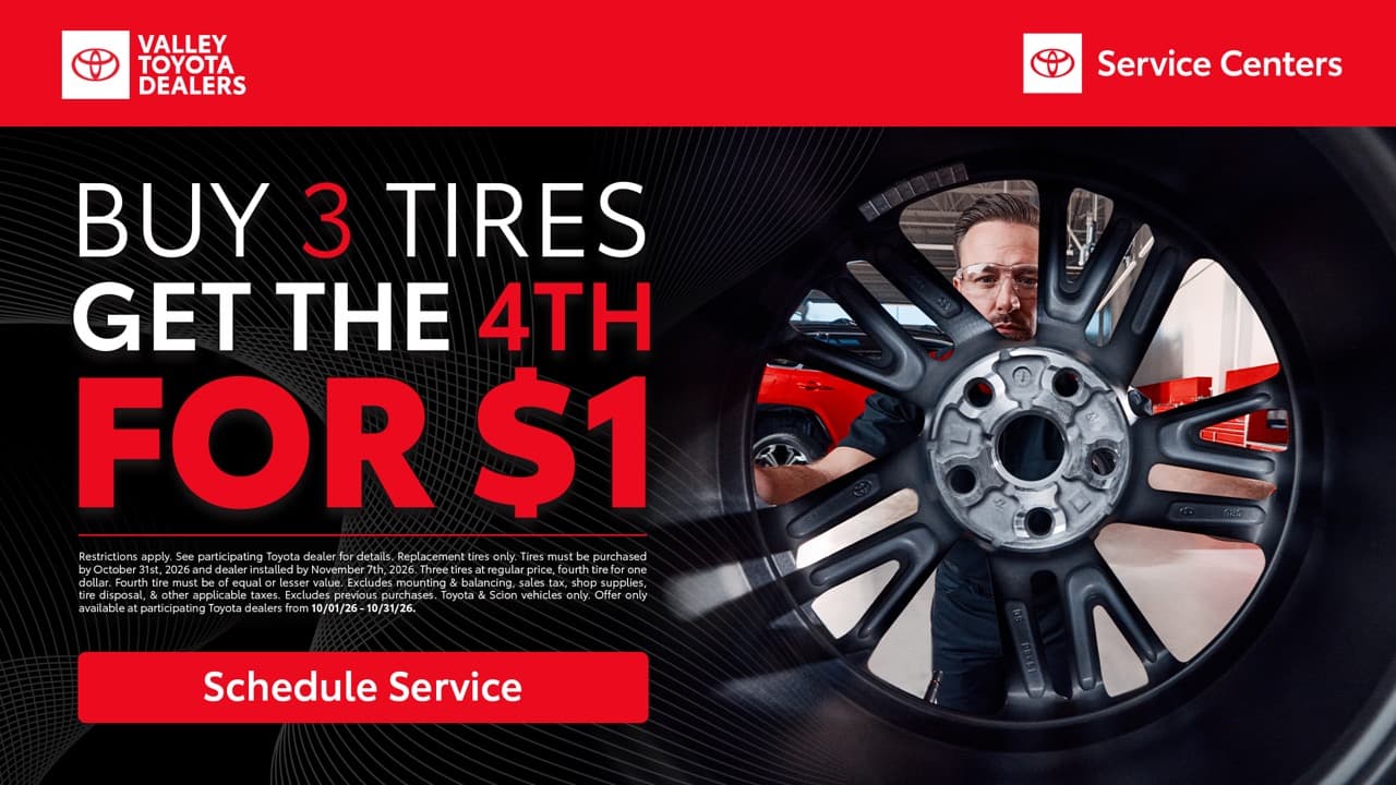 Buy Three Tires Get the Fourth $1